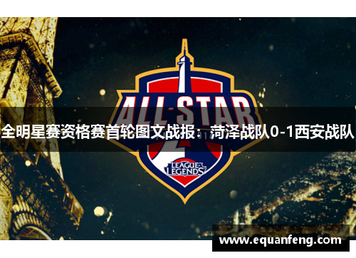全明星赛资格赛首轮图文战报：菏泽战队0-1西安战队
